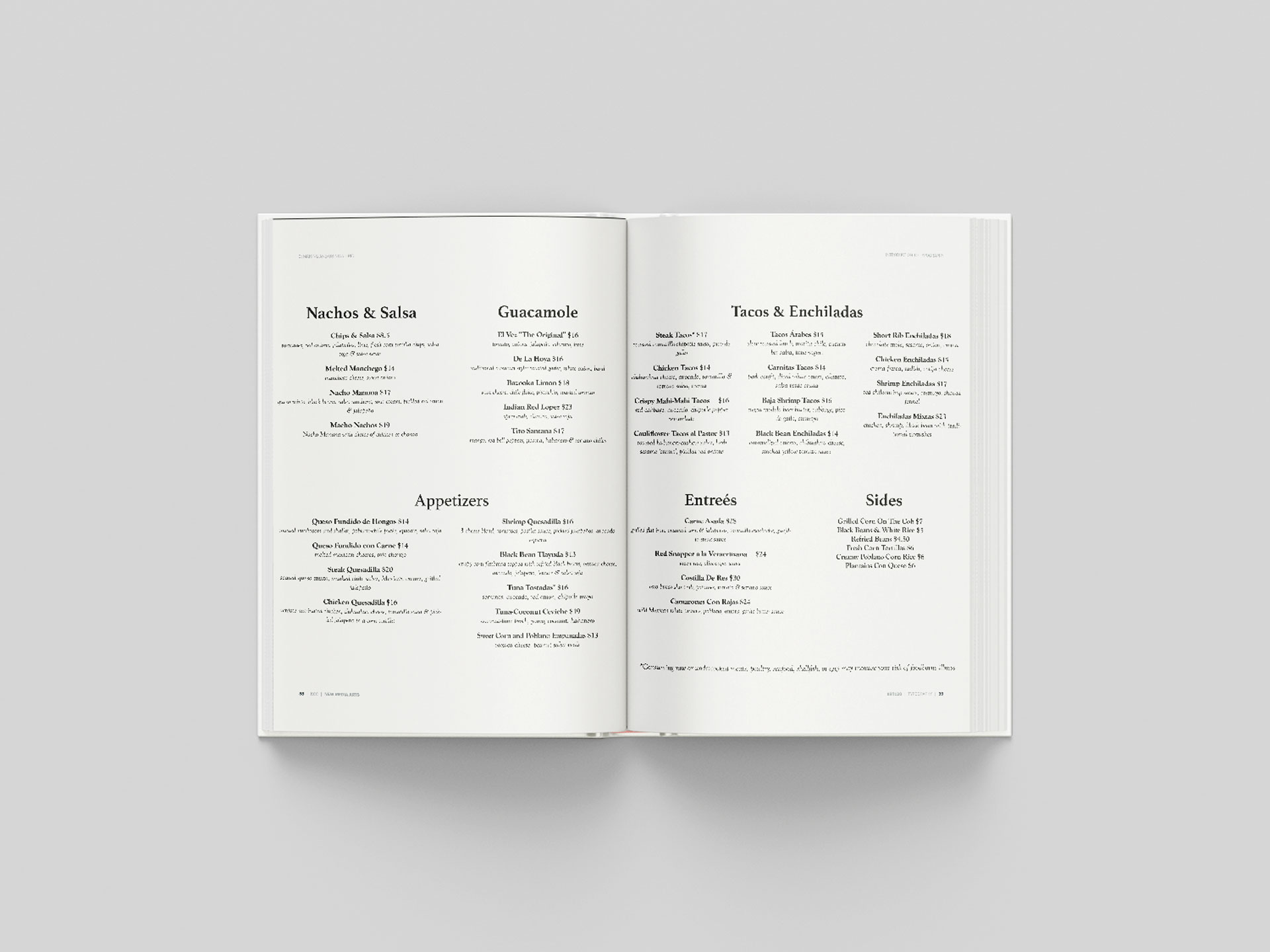 book mockup of a page in my typography book