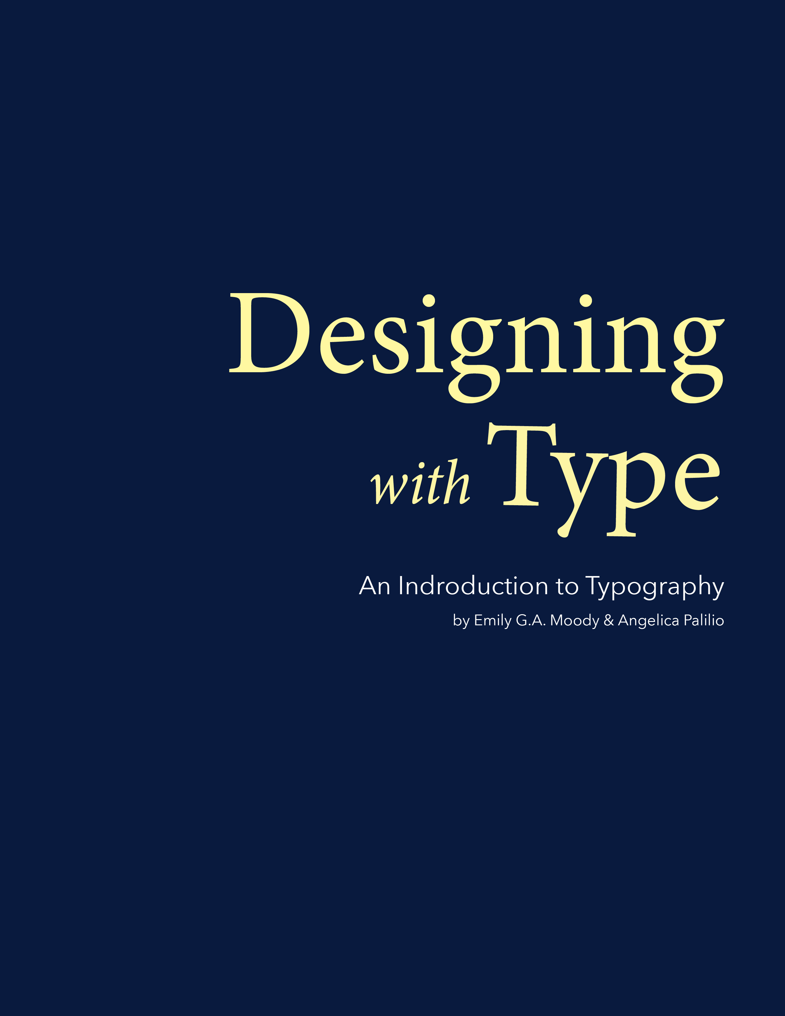 Typebook title